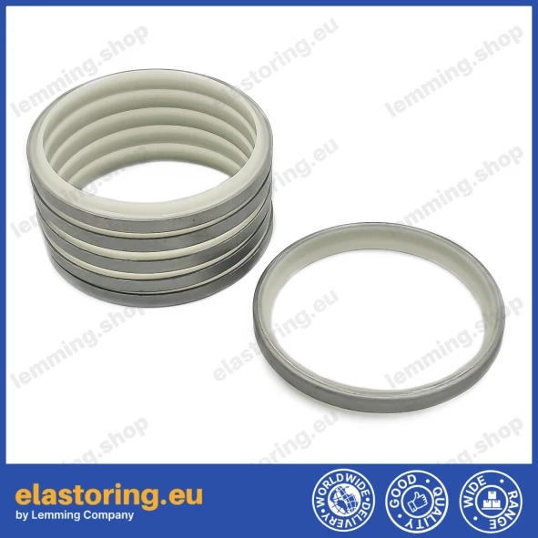 Wiper K07 90x100x7/10 PU+Stal IVORY
