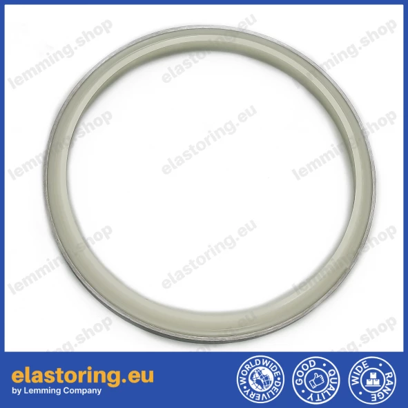 Wiper K07 90x100x7/10 PU+Stal IVORY