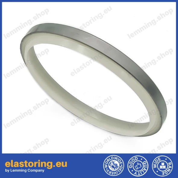 Wiper K07 90x100x7/10 PU+Stal IVORY