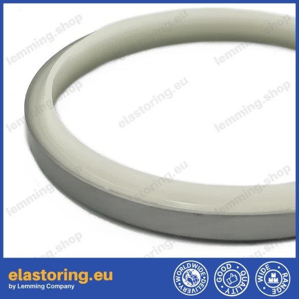 Wiper K07 90x100x7/10 PU+Stal IVORY