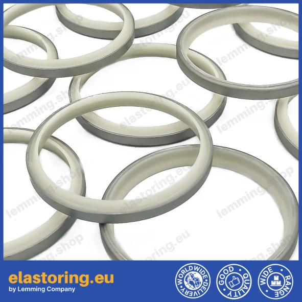 Wiper K07 90x100x7/10 PU+Stal IVORY