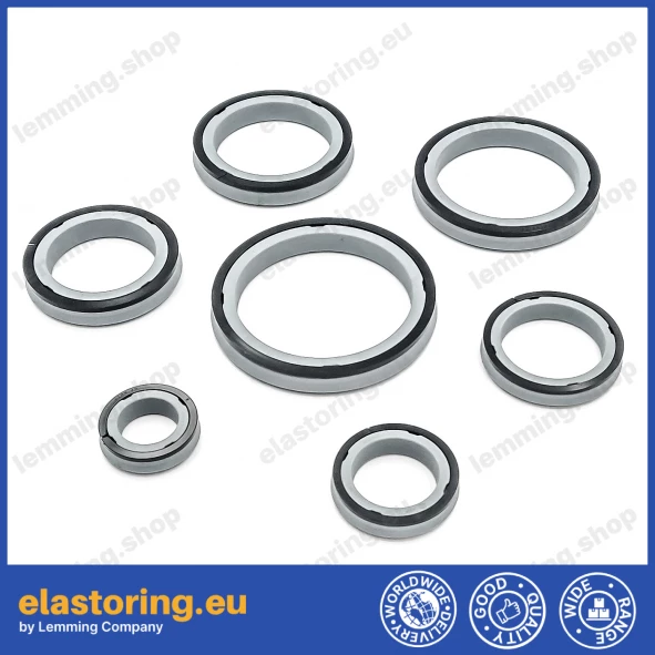 Piston seal 60x45x11,0 A168 PU95+POM Piston seal 60x45x11,0 A168 PU95+POM