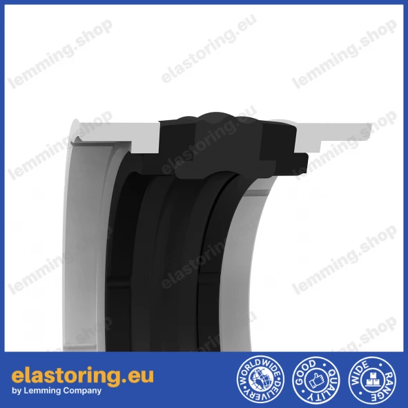 Piston seal K18 32x24x10,0 Piston seal K18 32x24x10,0