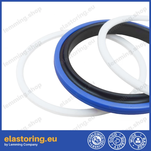 Piston seal 50x36x9 PDP PU+NBR+POM Piston seal 50x36x9 PDP PU+NBR+POM