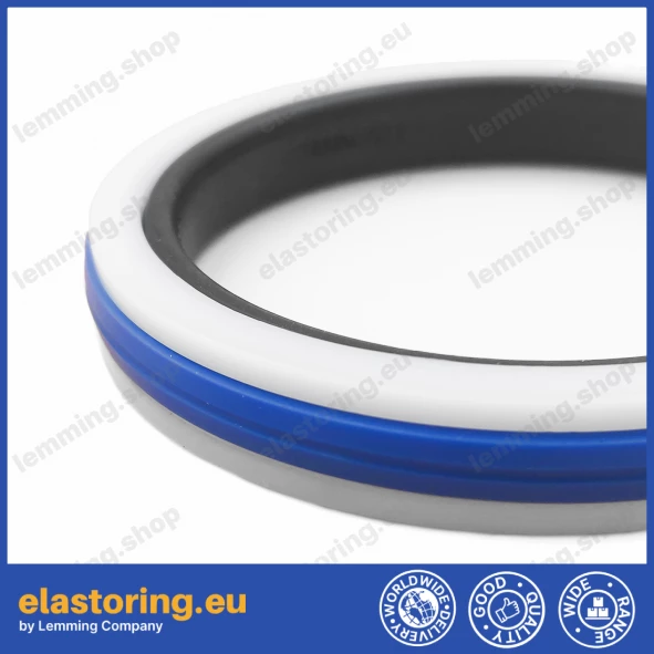 Piston seal 50x36x9 PDP PU+NBR+POM Piston seal 50x36x9 PDP PU+NBR+POM