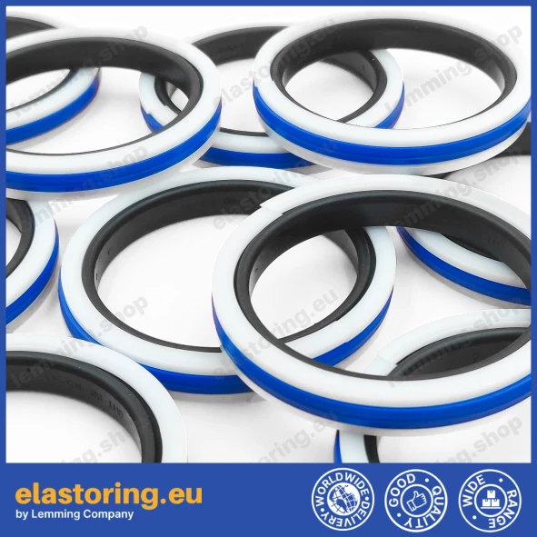 Piston seal 50x36x9 PDP PU+NBR+POM Piston seal 50x36x9 PDP PU+NBR+POM