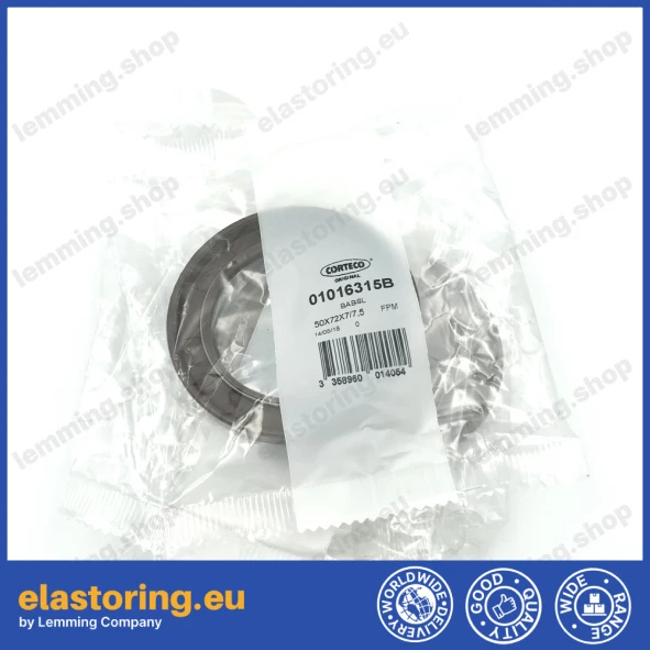 Pressure oil seal 50x72x7/7,5 BABSL FPM Pressure oil seal 50x72x7/7,5 BABSL FPM
