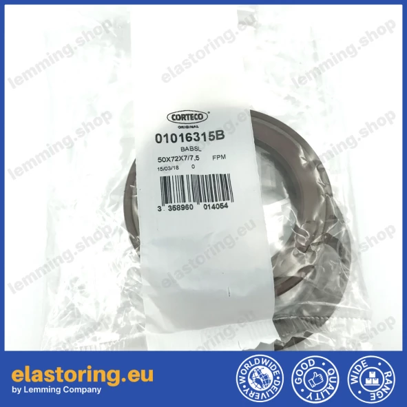 Pressure oil seal 50x72x7/7,5 BABSL FPM Pressure oil seal 50x72x7/7,5 BABSL FPM