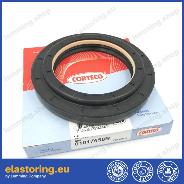 Wheel hub oil seal 76,2x114,24x12/17,5 RWDR-KOMBI