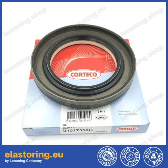 Wheel hub oil seal 76,2x114,24x12/17,5 RWDR-KOMBI