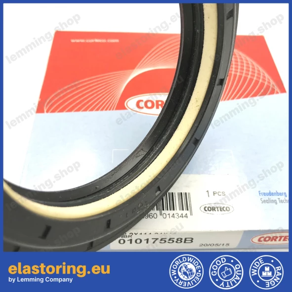 Wheel hub oil seal 76,2x114,24x12/17,5 RWDR-KOMBI