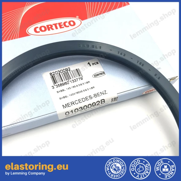 Pressure oil seal 143x165x8,5 BABSL NBR Pressure oil seal 143x165x8,5 BABSL NBR