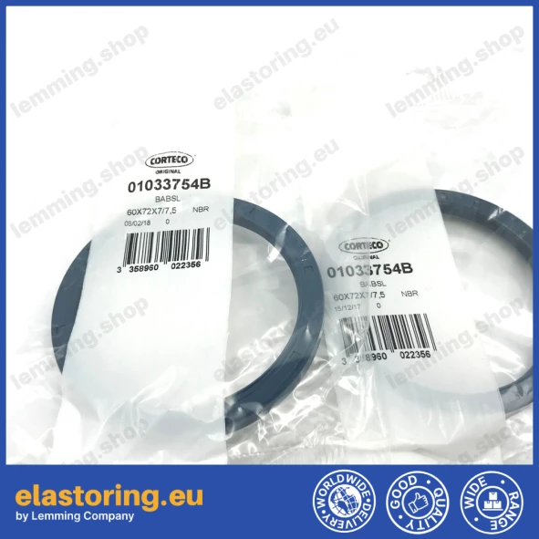 Pressure oil seal 60x72x7/7,5 BABSL NBR Pressure oil seal 60x72x7/7,5 BABSL NBR