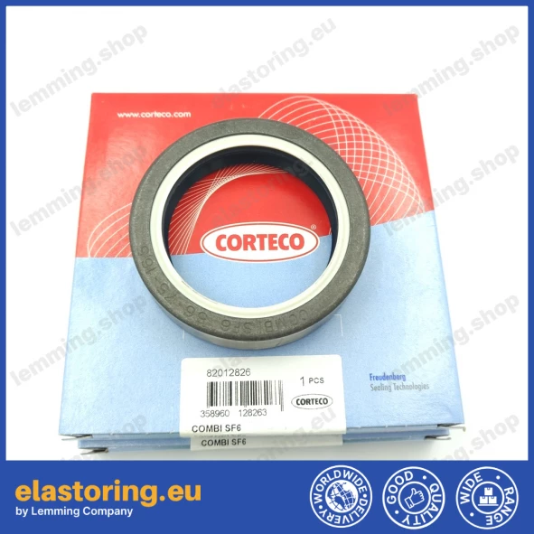 Wheel hub oil seal 56x75x16,5 COMBI SF6 NBR Wheel hub oil seal 56x75x16,5 COMBI SF6 NBR