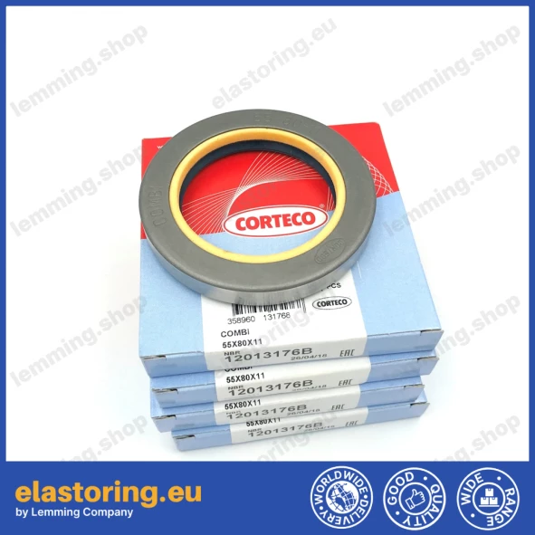 Wheel hub oil seal 55x80x11 COMBI Wheel hub oil seal 55x80x11 COMBI