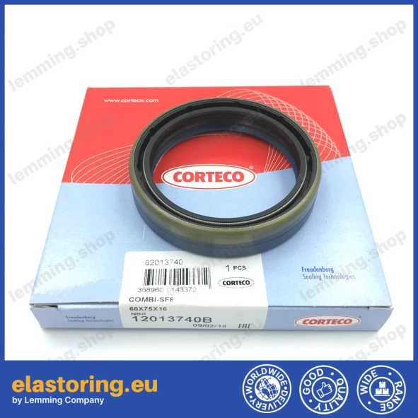 Wheel hub oil seal 60x75x16 COMBI SF8 NBR Wheel hub oil seal 60x75x16 COMBI SF8 NBR