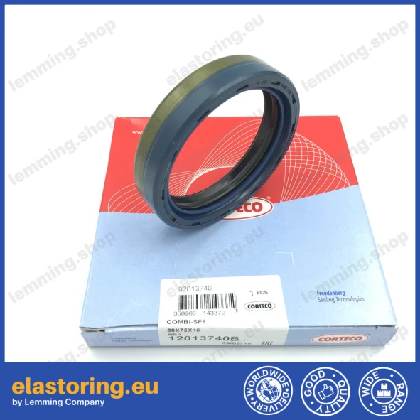 Wheel hub oil seal 60x75x16 COMBI SF8 NBR Wheel hub oil seal 60x75x16 COMBI SF8 NBR