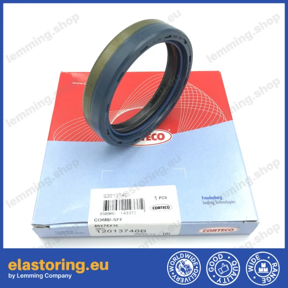 Wheel hub oil seal 60x75x16 COMBI SF8 NBR Wheel hub oil seal 60x75x16 COMBI SF8 NBR