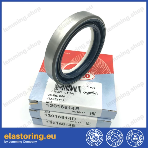 Wheel hub oil seal 45x62x11,2 COMBI SF5 NBR Wheel hub oil seal 45x62x11,2 COMBI SF5 NBR