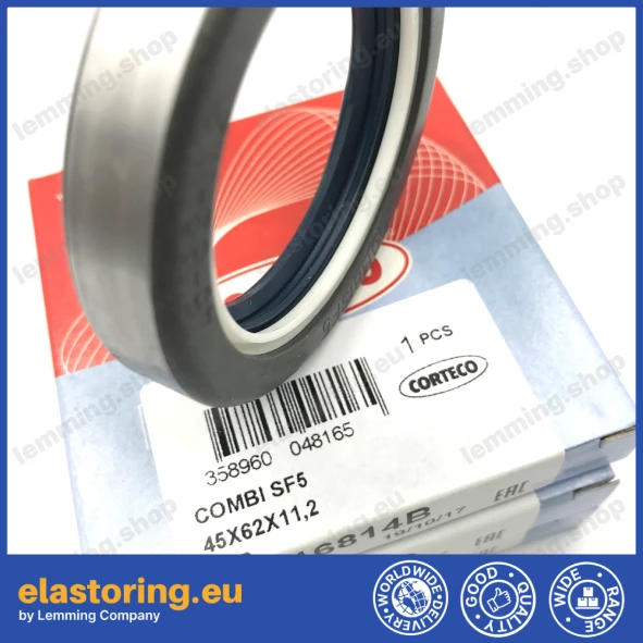 Wheel hub oil seal 45x62x11,2 COMBI SF5 NBR Wheel hub oil seal 45x62x11,2 COMBI SF5 NBR