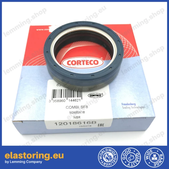 Wheel hub oil seal 50x65x18 COMBI SF8 NBR