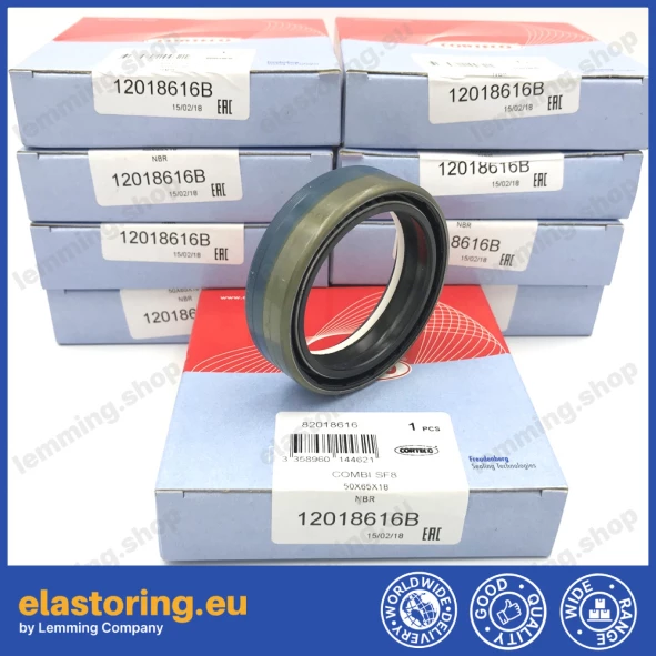 Wheel hub oil seal 50x65x18 COMBI SF8 NBR