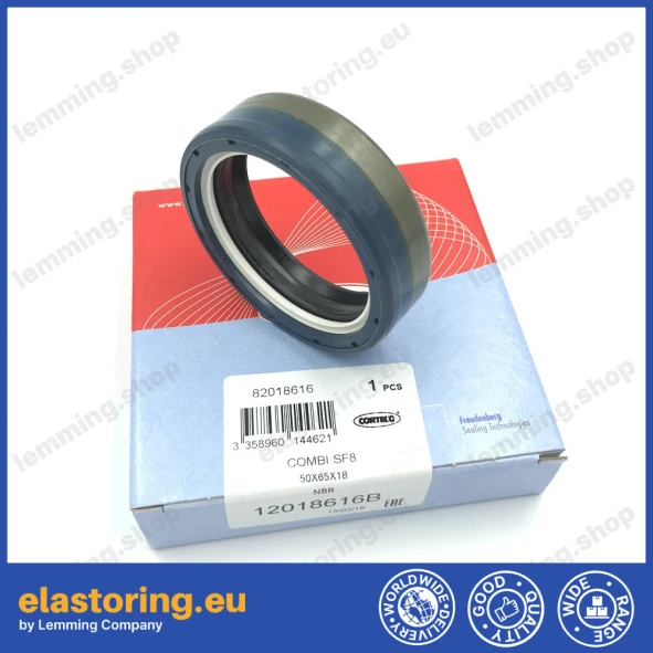 Wheel hub oil seal 50x65x18 COMBI SF8 NBR