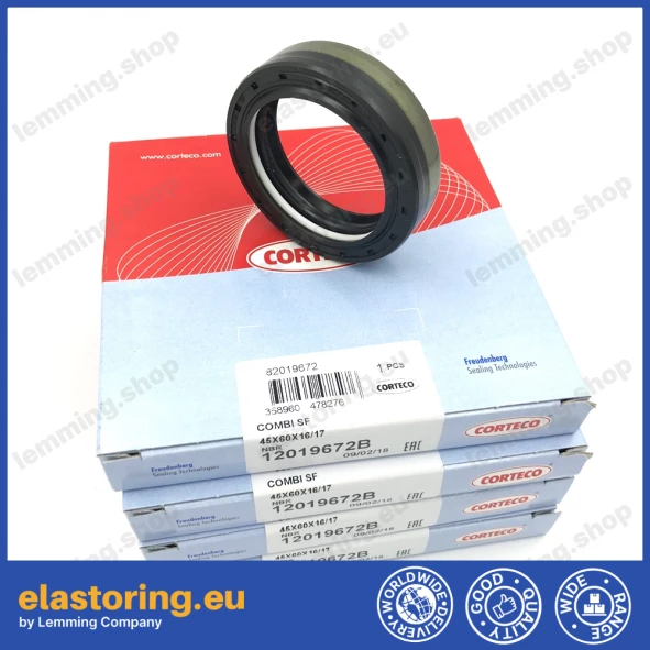 Wheel hub oil seal 45x60x16/17 COMBI SF Wheel hub oil seal 45x60x16/17 COMBI SF