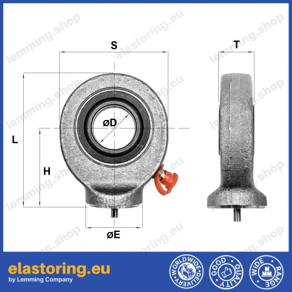 Rod end GK 40 D0