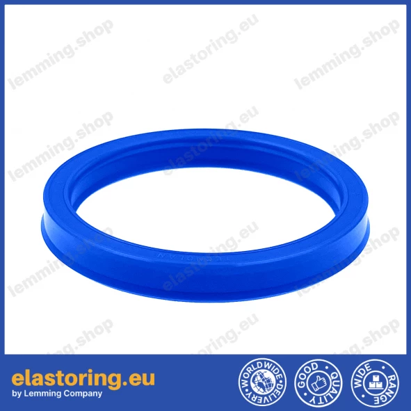 Rod seal TTS/L 45x57,7x9,5 PU Rod seal TTS/L 45x57,7x9,5 PU