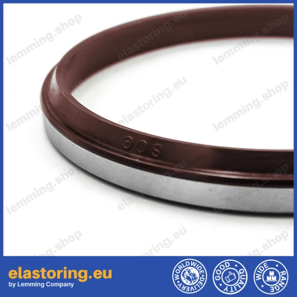 Wiper WPM 38x53x5/8 FPM+Stal