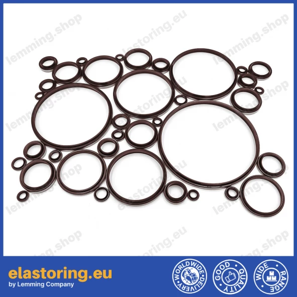 Wiper WPM 38x53x5/8 FPM+Stal