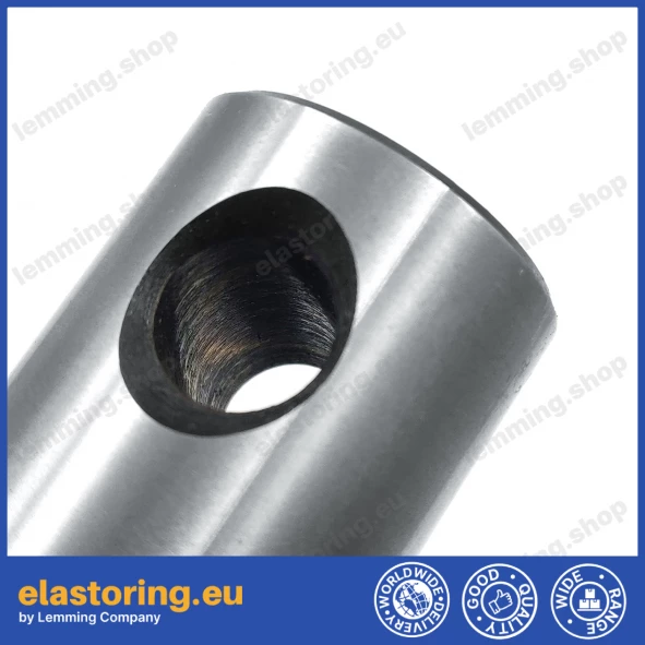 Hardened steel pin HRC 30x185
