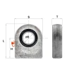 Tube weldable end GF 50 D0