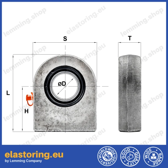 Tube weldable end GF 50 D0