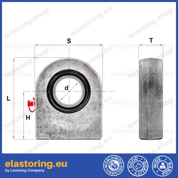 Tube weldable end N-40 Tube weldable end N-40