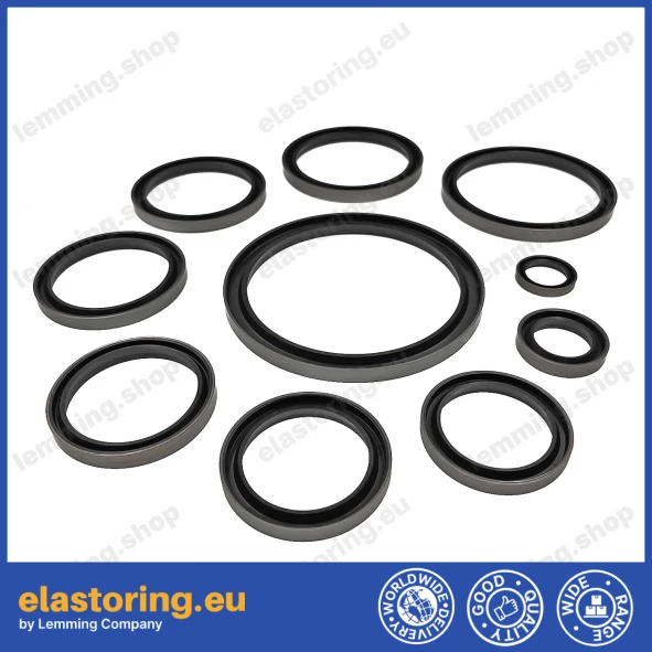 Wiper Z-07 53,97x63,5x4,76 NBR+Stal