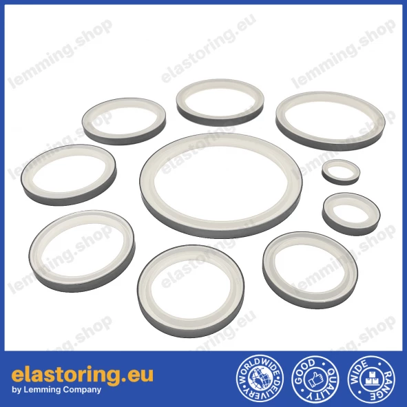 Wiper Z-07 57,15x69,85x6,3 PU+Stal IVORY