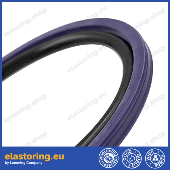 Piston seal PSO 22x14,5x3,2 PU+NBR [2EPSO007]