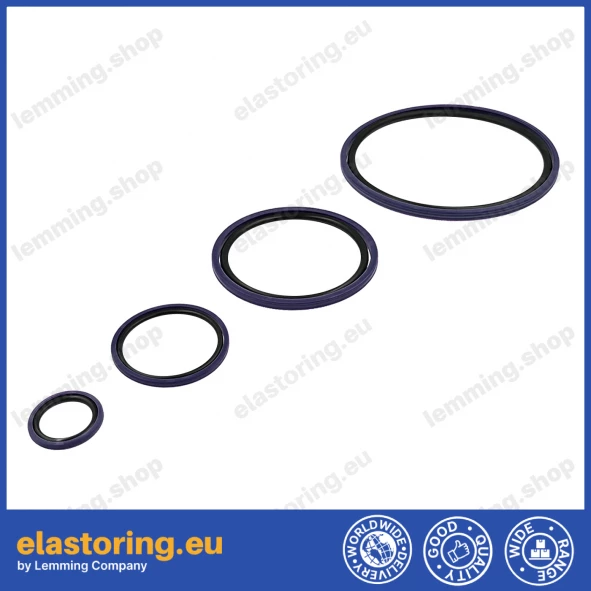 Piston seal PSO 22x14,5x3,2 PU+NBR [2EPSO007]