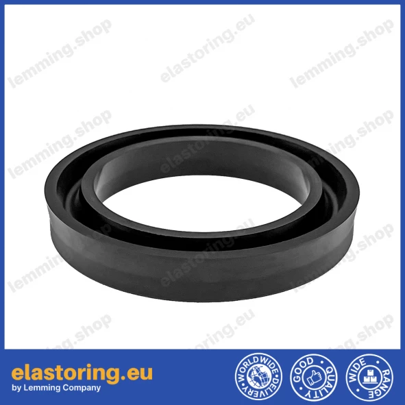Rod-Piston seal K95 12x20x5,5 NBR