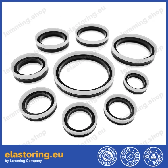 Piston seal K43 125x105x12,5x6,35