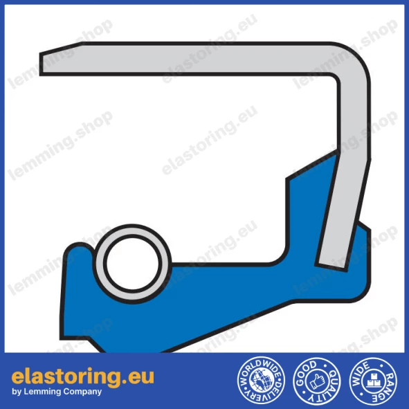 Oil seal WDR-C 25x50x10 NBR Oil seal WDR-C 25x50x10 NBR