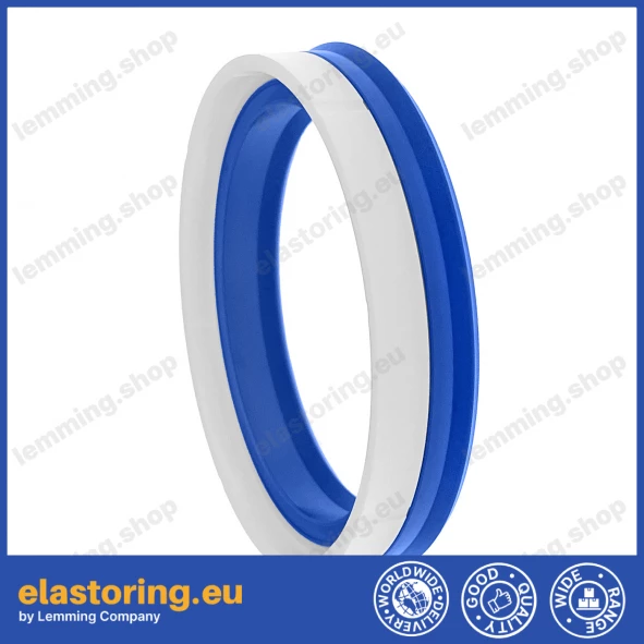 Piston seal 55x40x10 TTE/W PU+POM Piston seal 55x40x10 TTE/W PU+POM