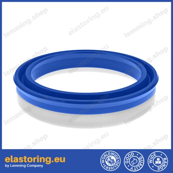 Piston seal 55x40x10 TTE/W PU+POM Piston seal 55x40x10 TTE/W PU+POM
