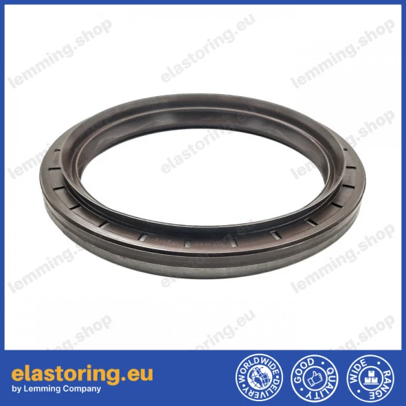 Wheel hub oil seal 110x140x12 RWDR-KOMBI FPM