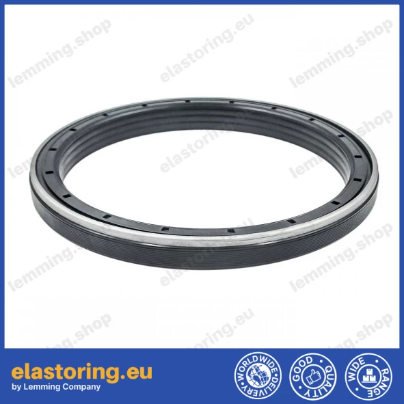 Wheel hub oil seal 130x155x12,5/16 RWDR-KASSETTE TFE