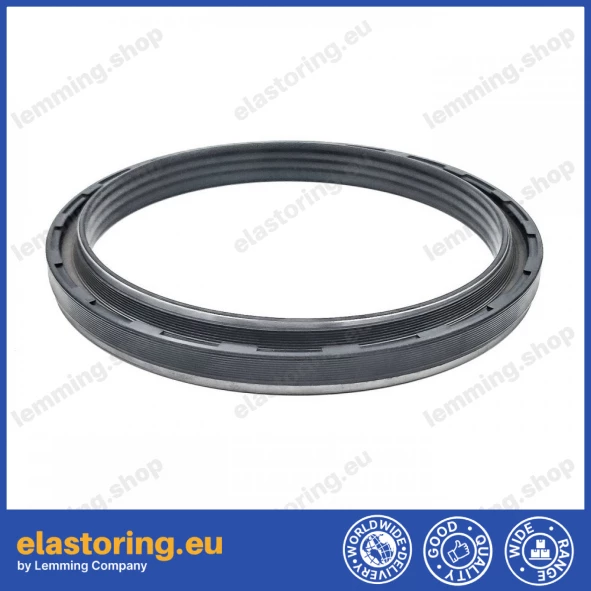 Wheel hub oil seal 130x155x12,5/16 RWDR-KASSETTE TFE