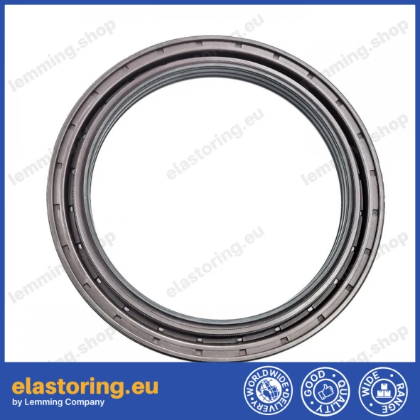 Wheel hub oil seal 130x170x17/19,5 RWDR FPM