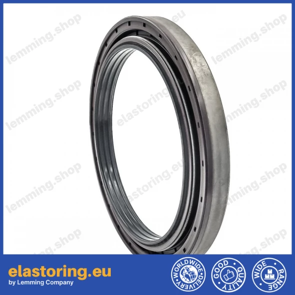 Wheel hub oil seal 130x170x17/19,5 RWDR FPM